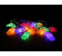 BRISA VW Collection - Elegante cadena de luces a pilas Volkswagen Beetle para fiestas, habitaciones infantiles, talleres y eventos (para interiores/3m/20 x LED/USB-C)