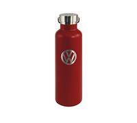 BRISA VW Collection - Volkswagen Botella aislante de acero inoxidable con logotipo de VW y texto 735 ml (Logotipo de VW/Rojo)