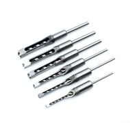 Broca Cuadrada Mortajadora 6pcs HSS Metal para madera Broca Cuadrada | para acero para rápido HSS, para corte para limpio, para madera para dura, blanda, tableros, uso para profesional taller
