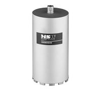 MSW Broca De Corona De Diamante MSW-DCD-300/162 (Acero con capa de diamante, Diámetro de la corona Ø 162, Longitud 300 mm, 90 HRC, Conexión roscada: 1 ¼)