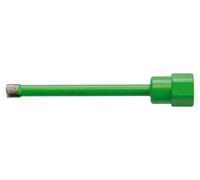 Broca de diamante para perforación húmeda, tipo corona, rosca M 12, diámetro 10 mm, longitud 150 mm, referencia 36121000