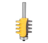Broca de enrutador de junta de dedo de vástago de 8 mm, cortador de fresado de carpintería para máquina de grabado para unir madera de borde a borde o de extremo a extremo