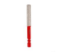 Broca de molienda y perforación con núcleo de cera de refrigeración integrado para uso en azulejos rellenos de vidrio, porcelana y mármol sin suministro de agua externo (8 mm)