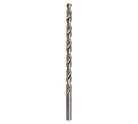 Broca en espiral HSS extralarga de acero de alta velocidad de 300 mm para madera, metal blando y plástico, doble ranura para evacuación de virutas, vástago redondo para taladros manuales y eléctricos