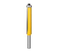 Broca enrutadora larga con vástago de 8 mm, borde al ras y cojinete superior, for carpintería, 1 unidad/3 unidades(8x12.7x63)