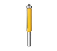 Broca enrutadora larga con vástago de 8 mm, borde al ras y cojinete superior, for carpintería, 1 unidad/3 unidades(8x12.7x50.8)