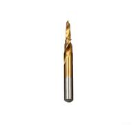 Broca escalonada en espiral para M35 Hss avellanador de 180 grados para perforación y biselado de metal de 3 mm a 12 mm Acabado dorado(4)