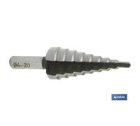 Broca escalonada hss-taladro 50-60