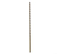 Broca extendida de 200 mm para broca M35 para madera de metal duro de acero inoxidable, punto dividido de 135° HSS, pieza única totalmente molida (4 mm)