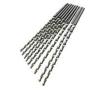 Broca giratoria de acero alta velocidad Extra larga, 9 unidades, 300mm, for Metal, plástico, madera, 8/9/10/11/12/13/14/15/16mm para Taladrar Madera