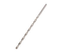 Broca Helicoidal HSS de 6 Mm, Broca de Barrena de Vástago Recto Extra Larga de 200 Mm para Metal Duro, Acero Inoxidable y Hierro