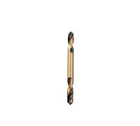 Broca HSS de doble cabeza para metal, acero inoxidable, madera, juego de herramientas de perforación de acero alto para taladro manual y prensa, orificio de precisión para hierro (5,2 mm)