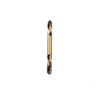 Broca HSS de doble cabeza para metal, acero inoxidable, madera, juego de herramientas de perforación de acero alto para taladro manual y prensa, orificio de precisión para hierro (6 mm)