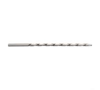 Broca HSS extra larga de 200 mm para metal, madera, acero inoxidable y plástico, brocas de vástago redondo de doble ranura de acero de 2 a 10 mm de diámetro para mano (6 x 200 mm)