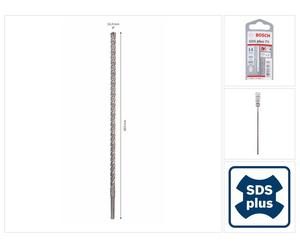 Broca para hormigón BOSCH Professional SDS-Plus-7X Expert, para taladro percutor