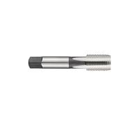 Broca para roscar métrica según la norma ISO 2284C, grado E550, paso de 1/8 de pulgada x 28 dientes, material HSS, longitud 1,5 veces el diámetro
