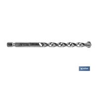 Broca profesional para muros mango hex. 1/4 9 mm