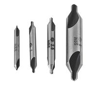 Brocas de Centro HSS Brocas de Metal 4 Uds 60 Grados Avellanador Broca Central Accesorios de Torno Metal 1/2/2,5/5mm