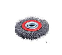 Brocas de cepillo de alambre, Cepillo de copa alambre acero trenzado, 75mm/100mm, M14, extracción roja for amoladora angular(B6)