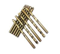 Brocas micro helicoidales de cobalto HSS M35 de 1,0-2,0mm, juego de 10 Uds. De perforación de acero inoxidable de Metal(1.8mm)