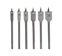 Brocas planas para madera awtools, set 6 piezas modelo 10-25mm, uso en