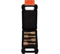 Brocas secas para diamante Projahn, de 4 puntas, con diámetros de 6, 8, 10 y 12 mm, con lubricante en cera, con rosca M14, en caja