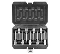 Brocas Torx en un zócalo de 100 mm, juego de 9 piezas.