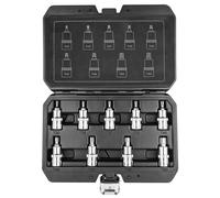 Brocas Torx en un zócalo de 55 mm, juego de 9 piezas.
