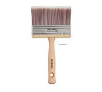 Brocha de Bloque ProDec de 4 Pulgadas para Pintar rápidamente con emulsión, Pintura de albañilería, tintes para Madera, Barniz en Paredes Interiores y Exteriores, techos, cobertizos, Vallas