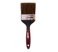 Brocha plana madera y metal 80mm brenner