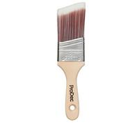Brocha Profesional sintética de Mango Corto ProDec de 2 Pulgadas para Pintar con líneas de Bordes definidos con Pinturas de emulsión, Brillantes y satinadas en Paredes, techos, Madera y Metal