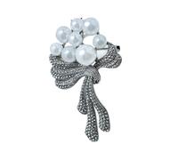 Broche de forma acentuada, diseño ligero para uso diario o festivo y reflexivo para el día de la madre, Navidad, accesorio elegante, One Size, Como se describe