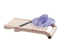 Bron Coucke 120jb - Mandolina japonesa (120 mm) | Auténtico, fabricado en Japón; rebanada de frutas y verduras en láminas finas; hoja lisa ajustable 0,5-9 mm