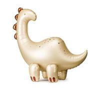 PartyDeco Globo metalizado Brontosaurus de pie, inflado con aire