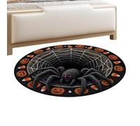 brooksnaji Halloween Floor Mat - 3D Crystal Velvet Illusion Area Rug