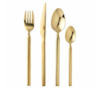 Broste Copenhagen Cubertería Tvis 16 piezas. dorado