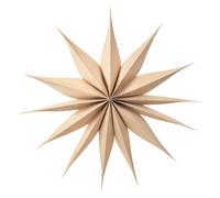 Broste Copenhagen Adorno de navidad Venok Estrella Ø70 cm Natural