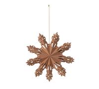 Broste Copenhagen Adorno navideño Snowflake Indian tan Ø15 cm