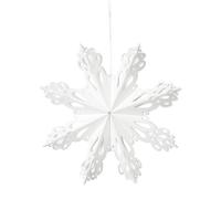 Broste Copenhagen Adorno navideño Snowflake White Ø15 cm