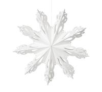 Broste Copenhagen Adorno navideño Snowflake White Ø30 cm
