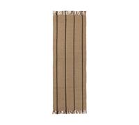 Broste Copenhagen Alfombra de pasillo Yuki Black-natural. 70x200 cm