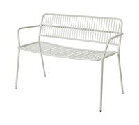 Broste Copenhagen Banco con reposabrazos Eden Beige grey