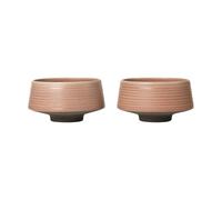 Broste Copenhagen Cuencos Miko Ø14 cm 2-pack Dusty pink