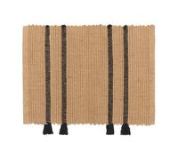 Broste Copenhagen Felpudo Ezra 50x70 cm Natural-black