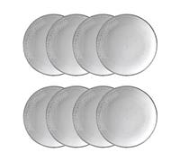 Broste Copenhagen Plato Nordic Sand Ø20 cm paquete de 8