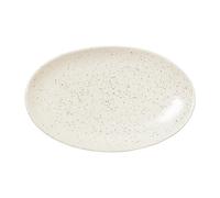 Broste Copenhagen Plato ovalado Nordic Vanilla 22 cm Cream with grains