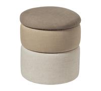 Broste Copenhagen Puff Pond 42 cm Beige shades