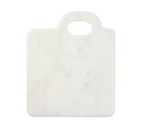 Broste Copenhagen Tabla de cortar Olina 26x30 cm White marble