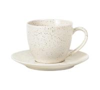 Broste Copenhagen Taza y platillo Nordic Vanilla 15 ream with grains