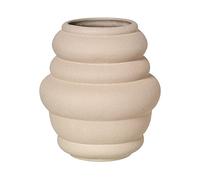 broste Copenhagen Ursula 14560030 - Maceta (cerámica, 17,6 x 20 cm), Color Gris